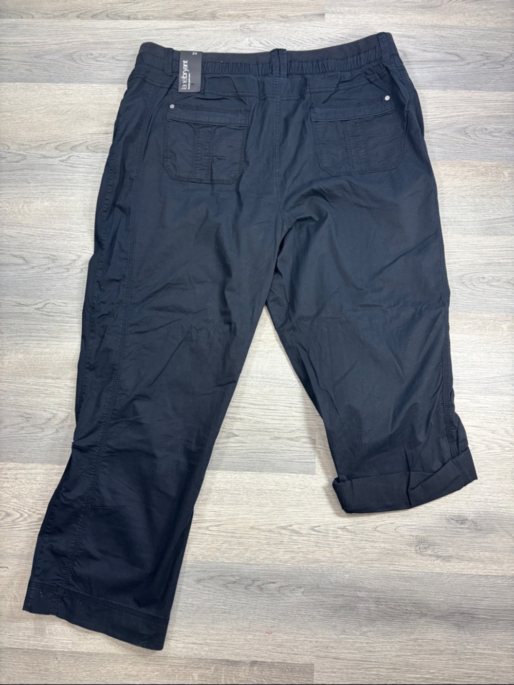 Lane Bryant Black Convertible Pants - 24 NWT - Picture 5 of 9